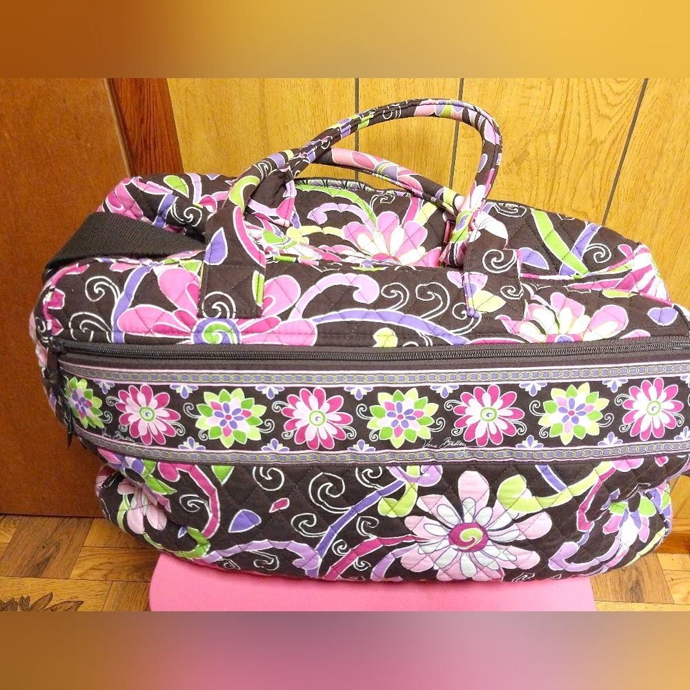 Vera Bradley Purple Punch Duffle Bag